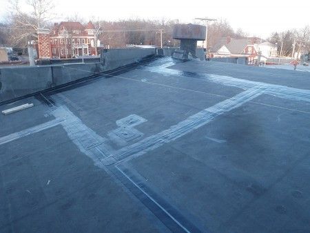 EPDM Rubber Roof Repair in St. Louis by Jewett Roofing